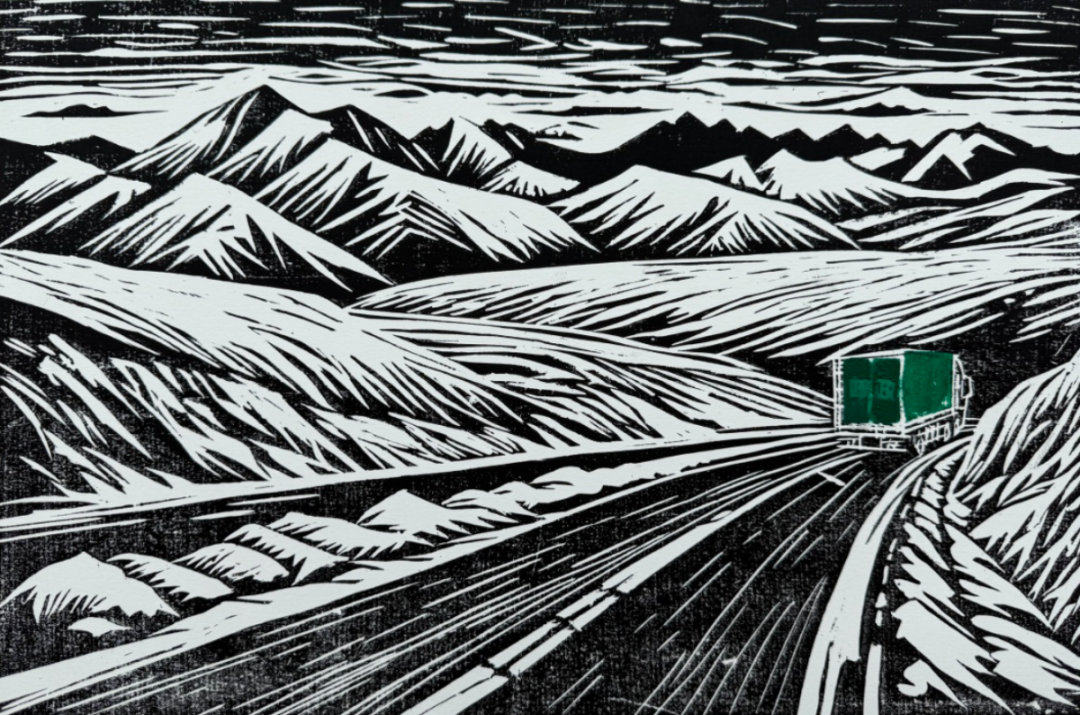 版画-邮政人的坚守《雪线邮路》.jpg